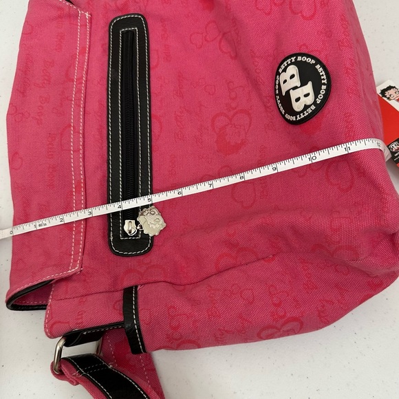Pink Betty Boop Rhinestone Messenger Bag - Picture 12 of 16